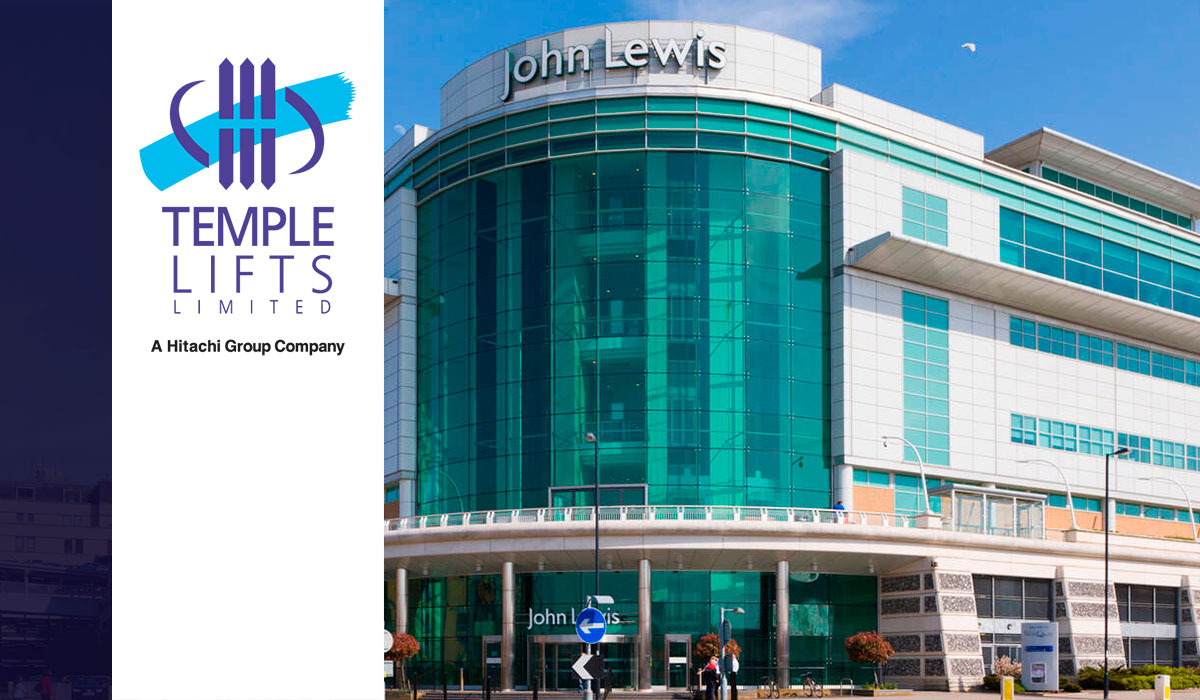 Major refurbishment at John Lewis, Southampton Temple Lifts Limited